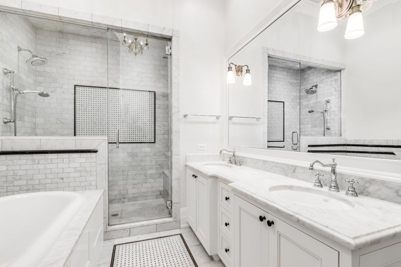 Open-Concept Walk-in Shower